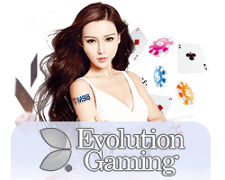 ค่ายเกม Evolution Gaming ที่เชื่อมต่อกับ H25